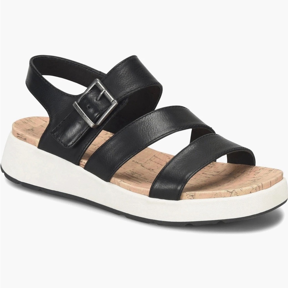 B O C by Børn Meadows Slingback Sandal (Women) Black SZ 9 NEW